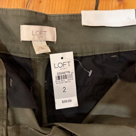 Ann Taylor Loft Modern Chino Crop, Size 4 - Picture 6 of 8